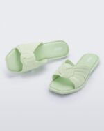 Melissa Fashion Plush Slide Green