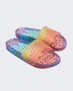 Melissa Fashion Rainbow Beach Slide Clear-Orange - Image 2