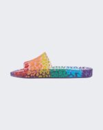 Melissa Fashion Rainbow Beach Slide Clear-Orange - Image 3