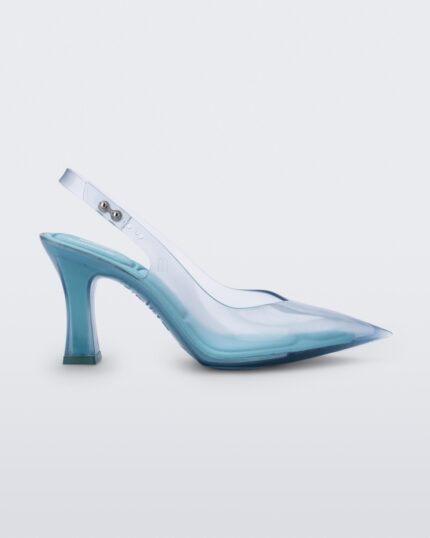 Melissa Fashion Slingback Heel Larroudé Blue
