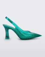 Melissa Fashion Slingback Heel Larroude Green - Image 3