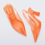 Melissa Fashion Slingback Heel Larroude Orange