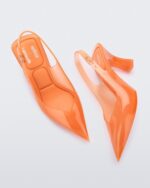 Melissa Fashion Slingback Heel Larroude Orange