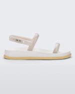 Melissa Fashion Soft Wave Sandal Beige-White-Yellow - Image 4