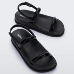 Melissa Fashion Soft Wave Sandal Black