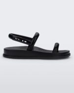 Melissa Fashion Soft Wave Sandal Black - Image 4