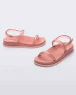 Melissa Fashion Soft Wave Sandal Pink-Clear Pink - Image 2