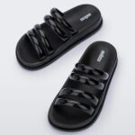 Melissa Fashion Soft Wave Slide Black