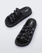 Melissa Fashion Soft Wave Slide Black