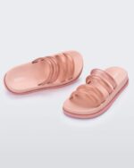 Melissa Fashion Soft Wave Slide Pink-Clear Pink - Image 2