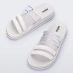 Melissa Fashion Soft Wave Slide White-Clear