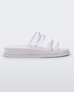 Melissa Fashion Soft Wave Slide White-Clear - Image 4