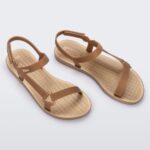 Melissa Fashion Sun Downtown Metallic Sandal Gold