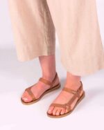Melissa Fashion Sun Downtown Metallic Sandal Gold - Image 3