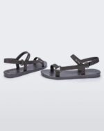 Melissa Fashion Sun Downtown Metallic Sandal Graphite - Image 2