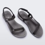 Melissa Fashion Sun Downtown Metallic Sandal Graphite