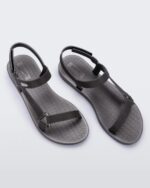 Melissa Fashion Sun Downtown Metallic Sandal Graphite