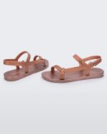 Melissa Fashion Sun Downtown Metallic Sandal Rose - Image 2