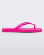 Melissa Fashion Sun Long Beach Flip Flop Pink-Clear Pink - Image 4