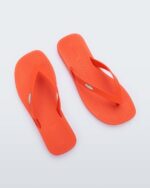 Melissa Fashion Sun Long Beach Flip Flop Red