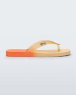Melissa Fashion Sun Long Beach Flip Flop Yellow-Orange - Image 4