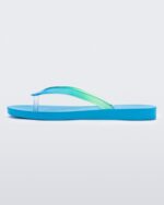 Melissa Fashion Sun Venice Flip Flop Blue-Clear - Image 2