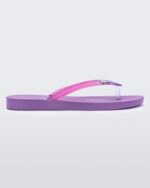 Melissa Fashion Sun Venice Flip Flop Lilac-Clear - Image 4