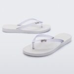 Melissa Fashion Sun Venice Flip Flop White-Clear