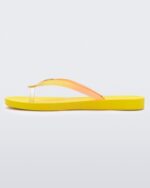 Melissa Fashion Sun Venice Flip Flop Yellow-Clear - Image 2