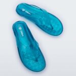 Melissa Fashion The Real Jelly Flip Flop Clear Blue