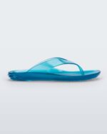 Melissa Fashion The Real Jelly Flip Flop Clear Blue - Image 4