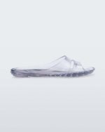 Melissa Fashion The Real Jelly Slide Clear - Image 4