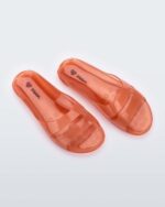 Melissa Fashion The Real Jelly Slide Clear Orange - Image 2