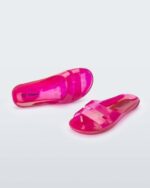 Melissa Fashion The Real Jelly Slide Clear Pink - Image 2