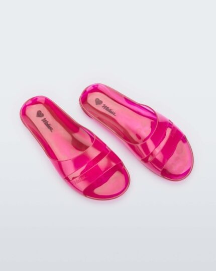 Melissa Fashion The Real Jelly Slide Clear Pink