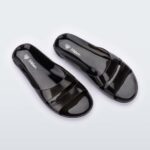 Melissa Fashion The Real Jelly Slide Transparent Black