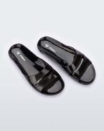 Melissa Fashion The Real Jelly Slide Transparent Black