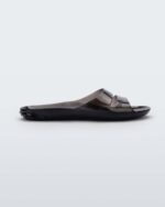 Melissa Fashion The Real Jelly Slide Transparent Black - Image 4