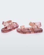 Melissa Fashion Wide Papete Sandal Pink Glitter Max - Image 2