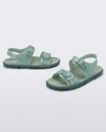 Melissa Fashion Wide Sandal Green - Image 2
