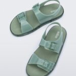 Melissa Fashion Wide Sandal Green