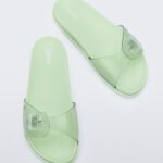 Melissa Fashion Wide Slide Green