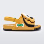 Mini Beach Slide Sandal Mickey And Friends Baby Yellow Melissa Fashion