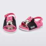 Mini Melissa Fashion Beach Slide Sandal Mickey & Friends-Baby Pink