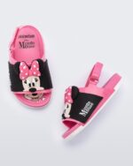 Mini Melissa Fashion Beach Slide Sandal Mickey & Friends-Baby Pink - Image 3