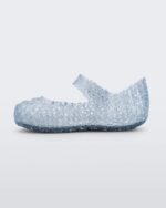 Mini Melissa Fashion Campana Papel Flat-Baby Glitter Clear - Image 2