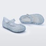 Mini Melissa Fashion Campana Papel Flat-Baby Glitter Clear
