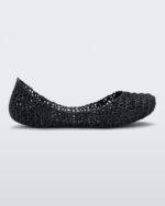 Mini Melissa Fashion Campana Papel Flat-Kids Black - Image 4