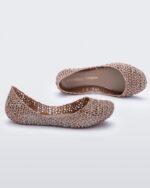 Mini Melissa Fashion Campana Papel Flat-Kids Pink Metallic - Image 2