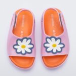 Mini Melissa Fashion Cloud Fabula Sandal-Baby Pink-Orange